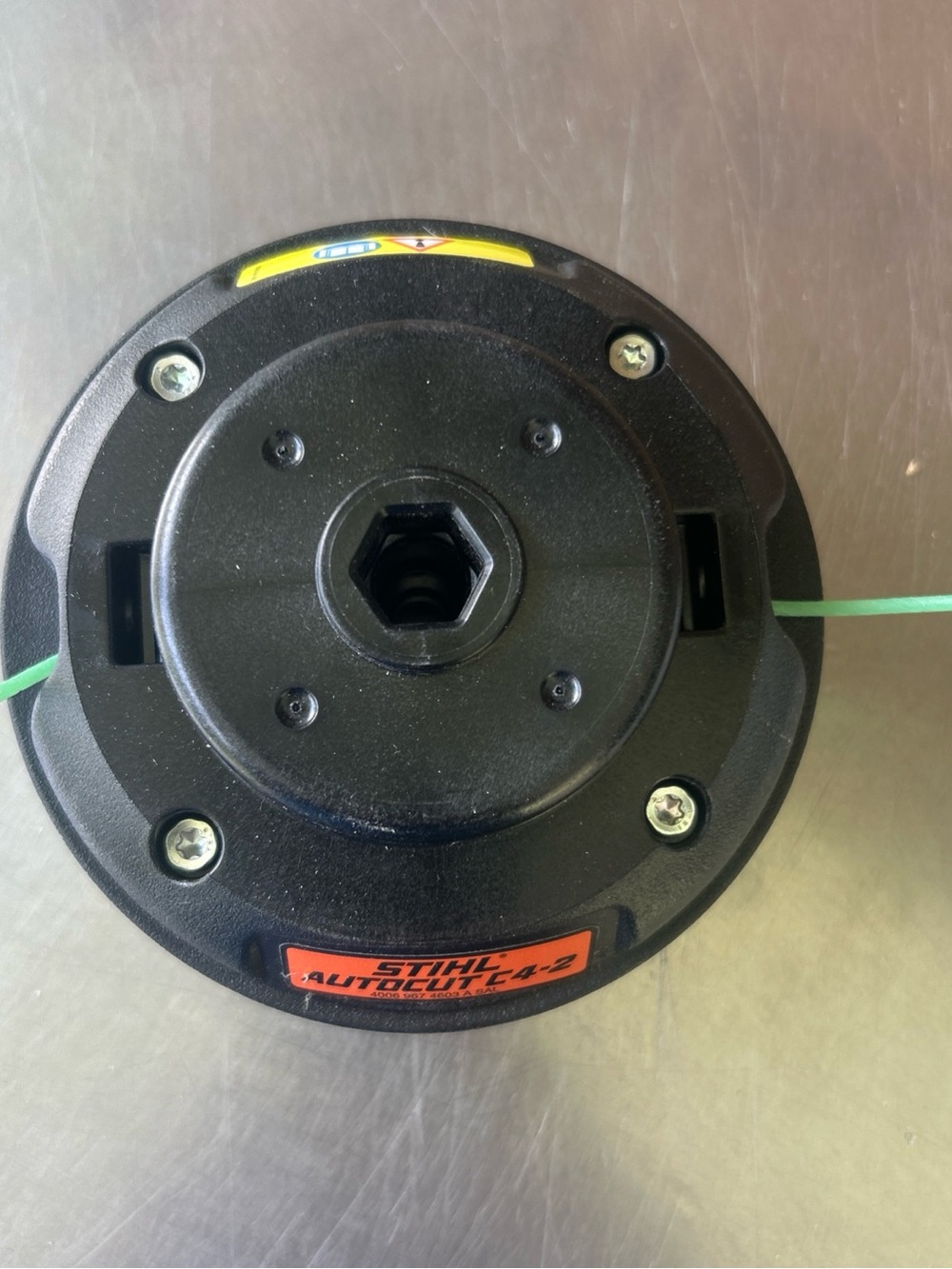 STIHL Autocut 4-2 Trimmer Head - Black with Green Line